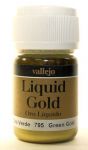 Vallejo 70795 - Green Gold - Kolor metaliczny na bazie alkoholu (35ml)